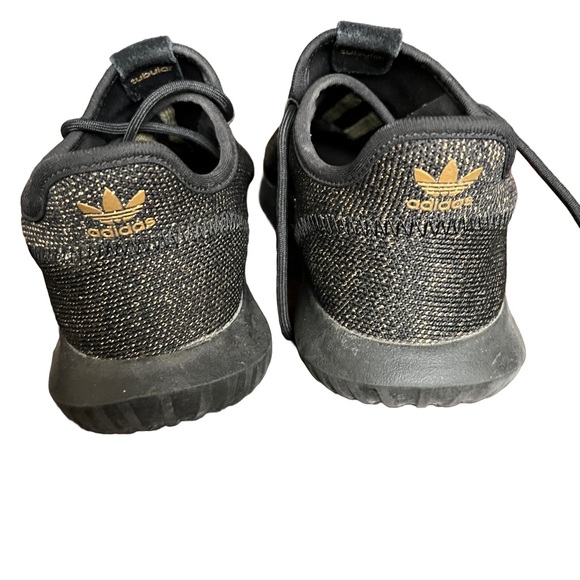 Adidas Ortholite black and gold pattern lace sneakers size 6 men’s runners shoes - Picture 7 of 10